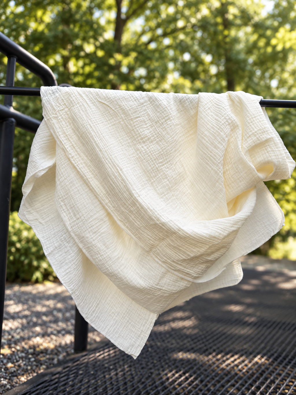 MIMMI.EM - Solid colour muslin cloth, 110x110cm