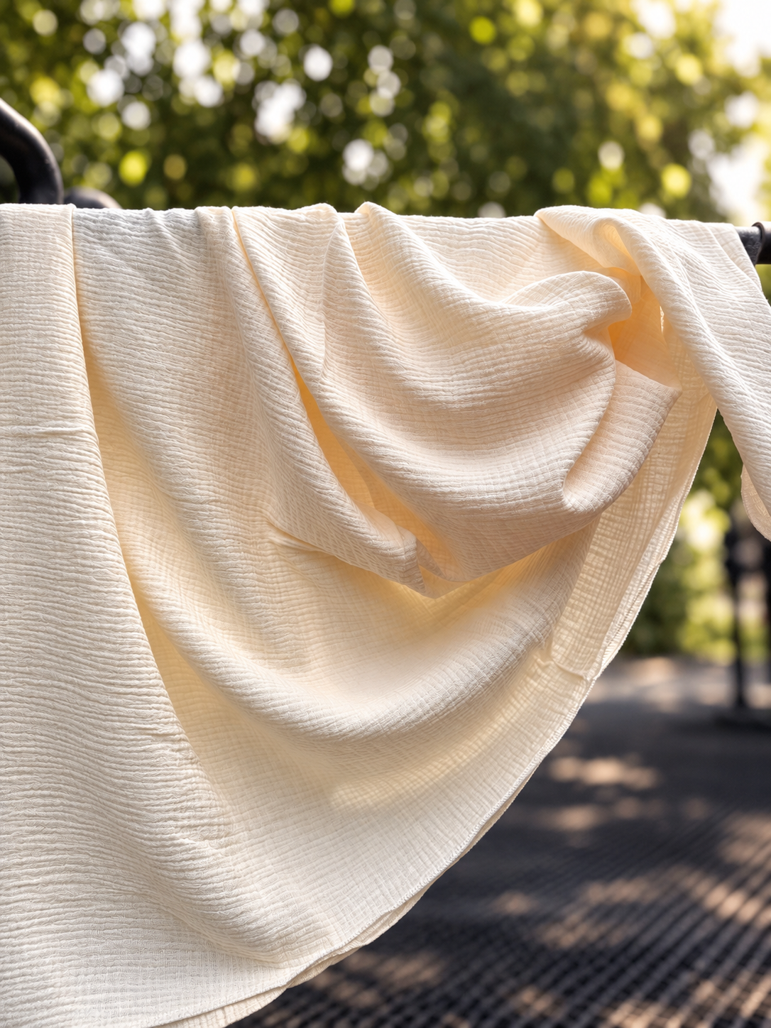 MIMMI.EM - Solid colour muslin cloth, 110x110cm